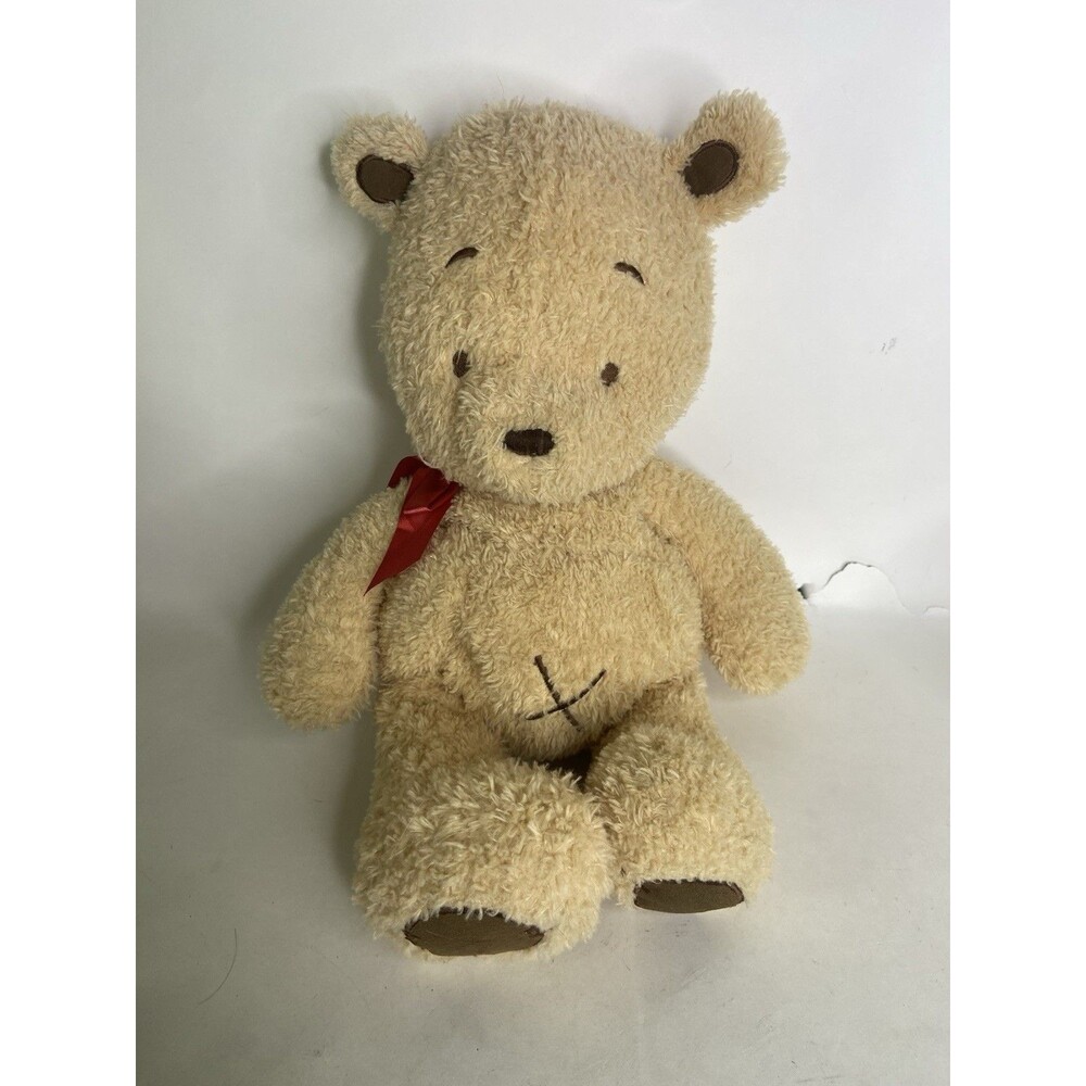 Classic Toy Co Teddy Bear Plush Stitches Shaggy Tan Beige 18in Stuffed Animal